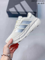 Adidas Adizero Evo SL 4 White Silver Low-Top Sneakers