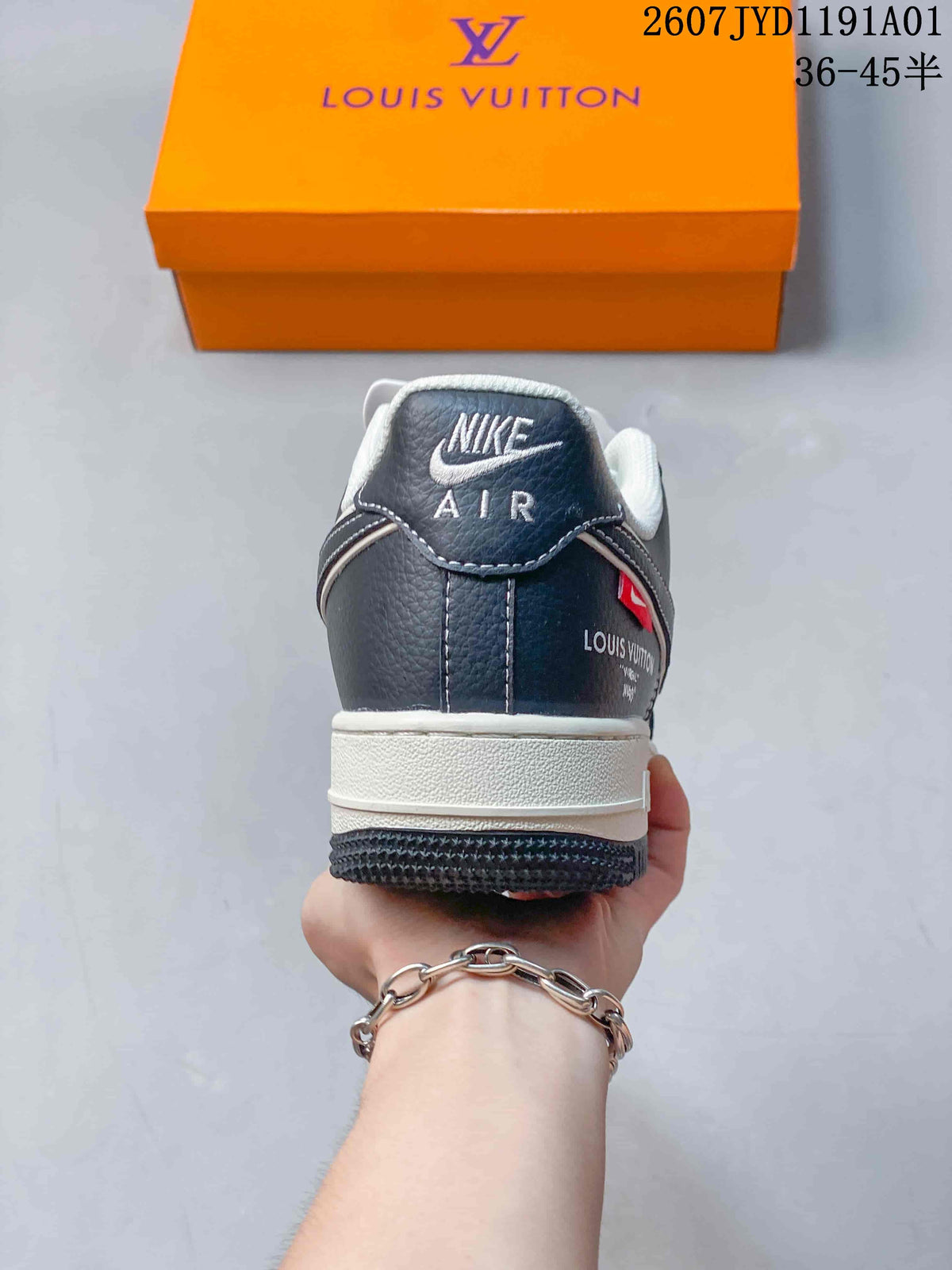 Nike Air Force 1 '07 Low Louis Vuitton-Style Sneakers