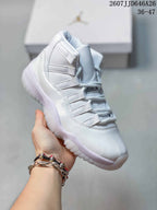 Jordan Air Jordan 11 Retro White High-Top Sneakers