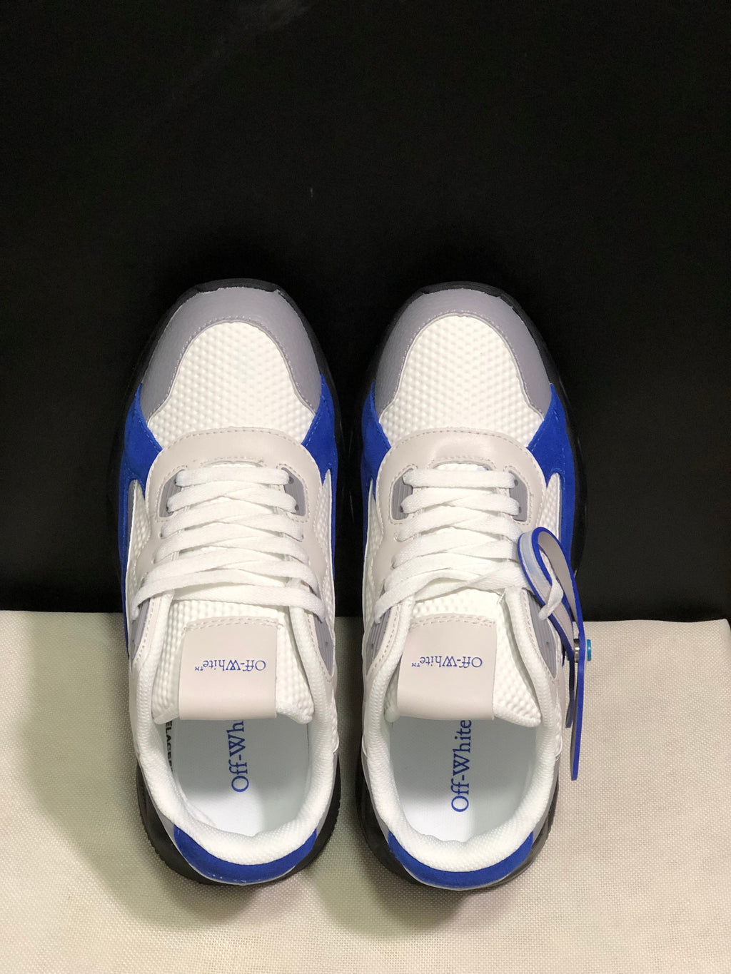 Off-White Low-Top Sneakers White Blue Gray