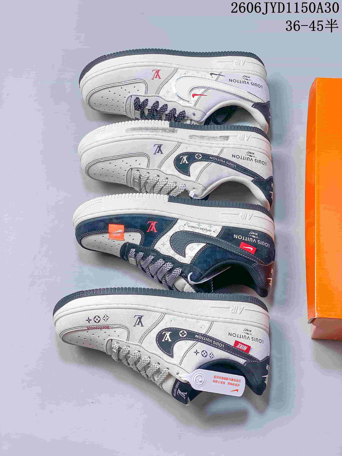 Nike Air Force 1 '07 Low Black and White Graffiti Sneakers