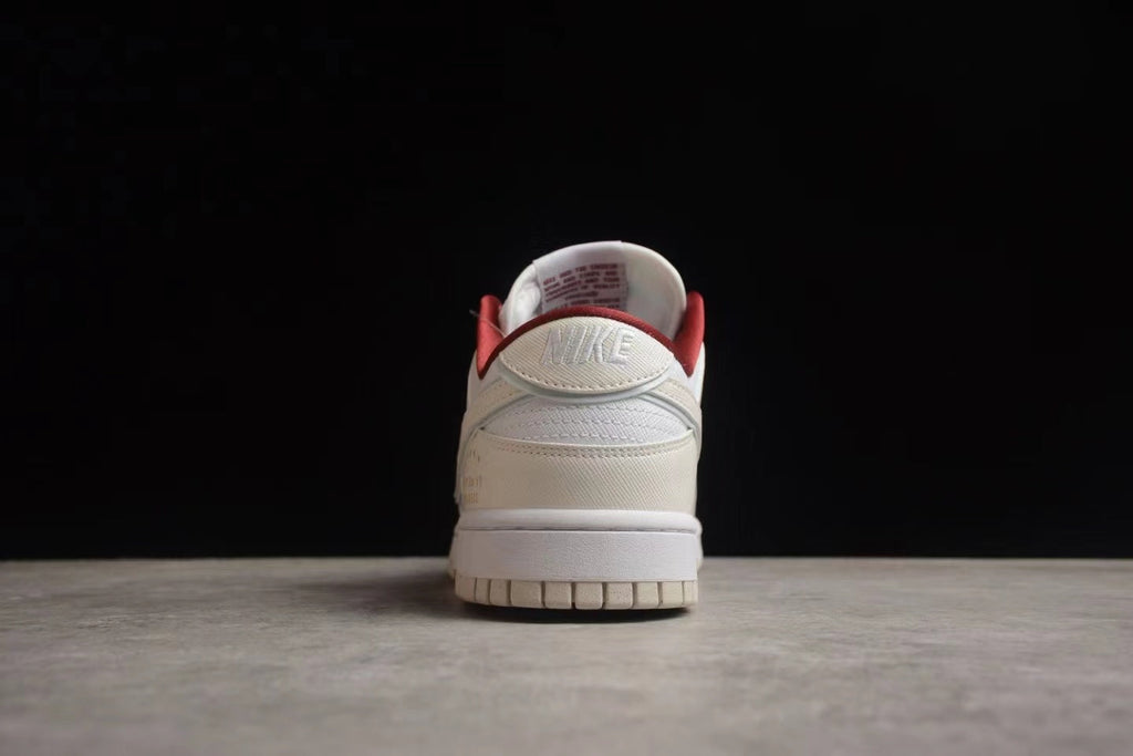 Nike SB Low-Top Sneakers Off-White Red DV1160-100