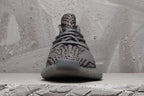 Yeezy 350 V2 Black and Gray Zebra Sneakers
