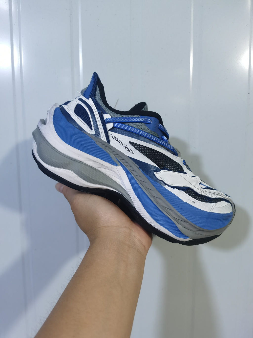 Balenciaga 9041 Blue White Black Sneakers