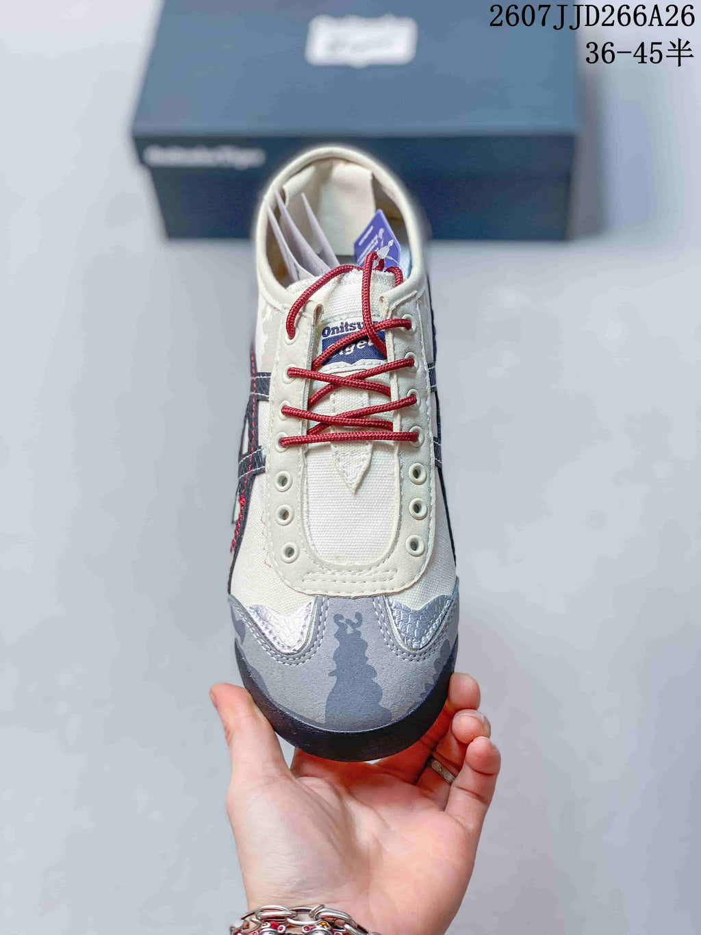 Onitsuka Tiger Mexico 66 Deluxe Sneakers Cream Navy TD266A26