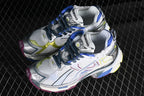 Balenciaga Runner 7.0 Sneakers in White, Blue and Yellow
