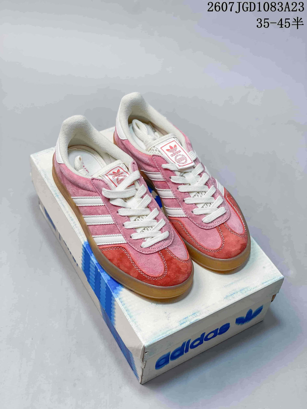 Adidas Samba OG Sneakers Pink Red Gum Sole