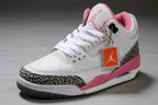 Jordan Air Jordan 3 High-Top Sneakers White Pink