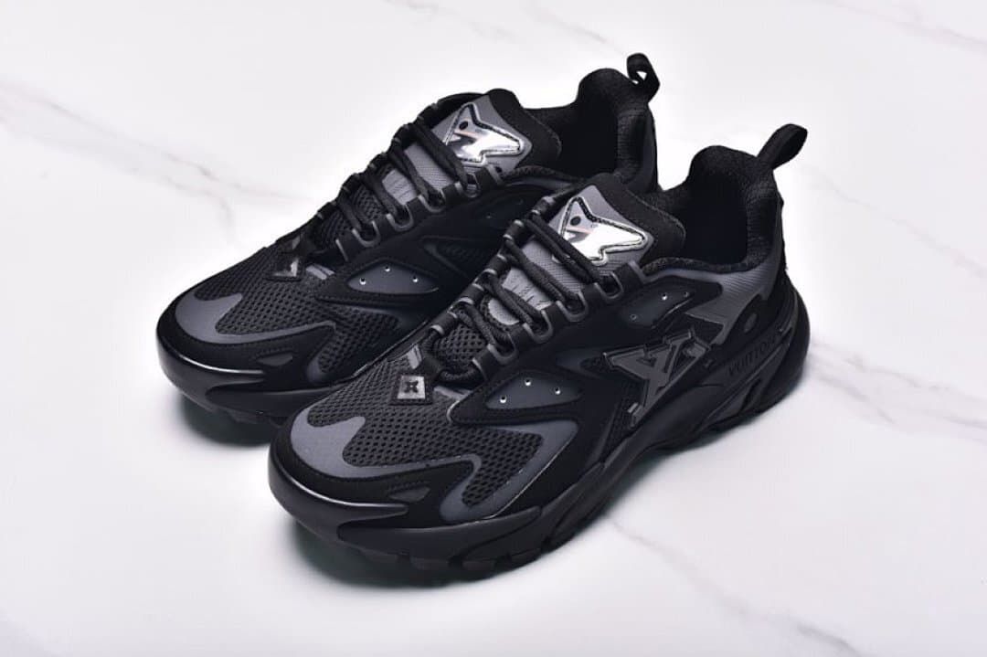 Louis Vuitton LV Millenium Black Chunky Sneakers