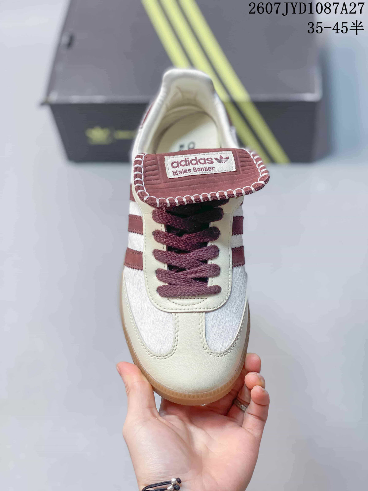 adidas Originals Samba ADV Sneakers Cream Burgundy