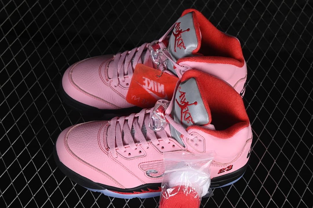 Awake NY x Air Jordan 5 Pink High-Top Sneakers