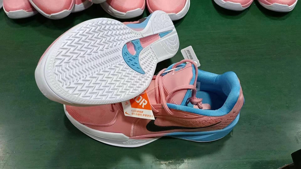Nike Basketball Sneakers in Pink and Blue