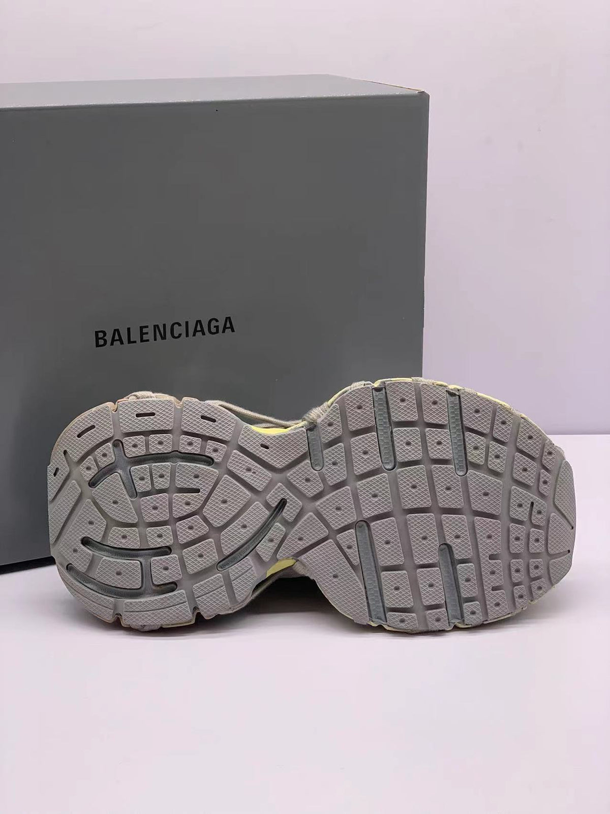 Balenciaga 3XL Spider Sneakers Champagne