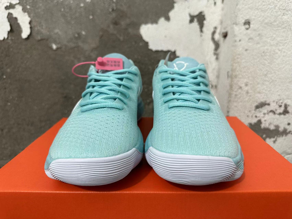 Nike Mint Green and White Low-Top Sneakers