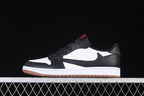 Travis Scott x Air Jordan 1 Low OG Black White Sneaker DM7866-201