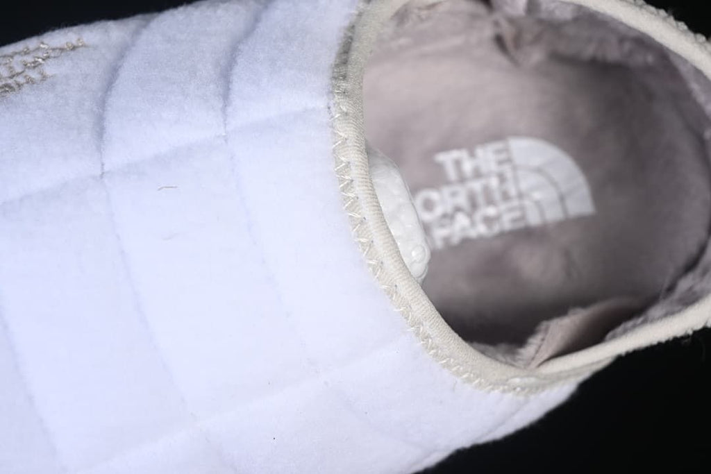 The North Face Thermoball Traction Mule in Beige and White