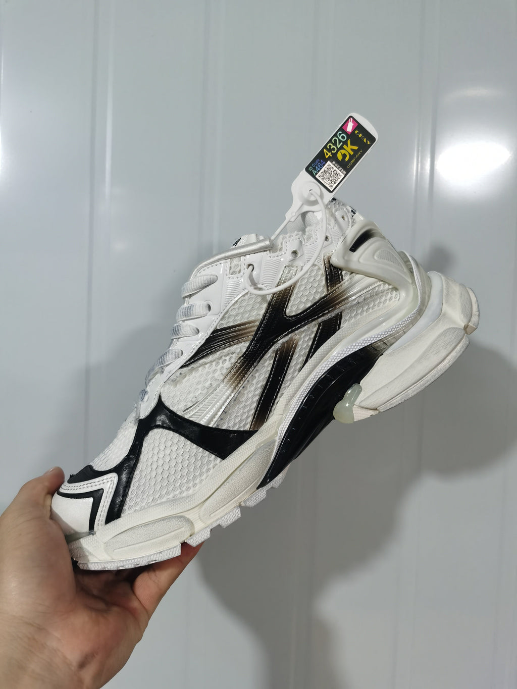 Runner 9010 Sneakers White/Black