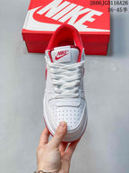 Nike Big Low Sneakers White Red 854166-008