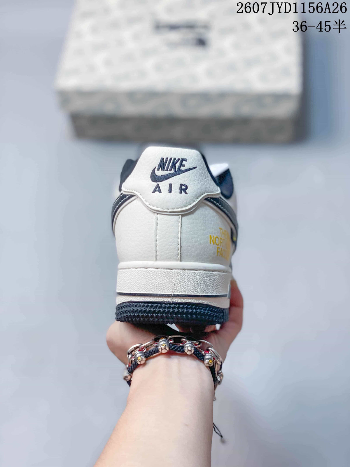 Nike Air Force 1 Low White Navy Yellow Sneakers