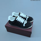 Gucci Screener Distressed Low-Top Sneakers