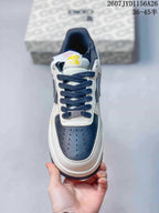 Nike Air Force 1 Low White Navy Yellow Sneakers