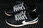 Nike SB Dunk Low Stüssy Black White Gum Sneakers