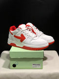 Off-White Out Of Office Low-Top Sneakers White Red