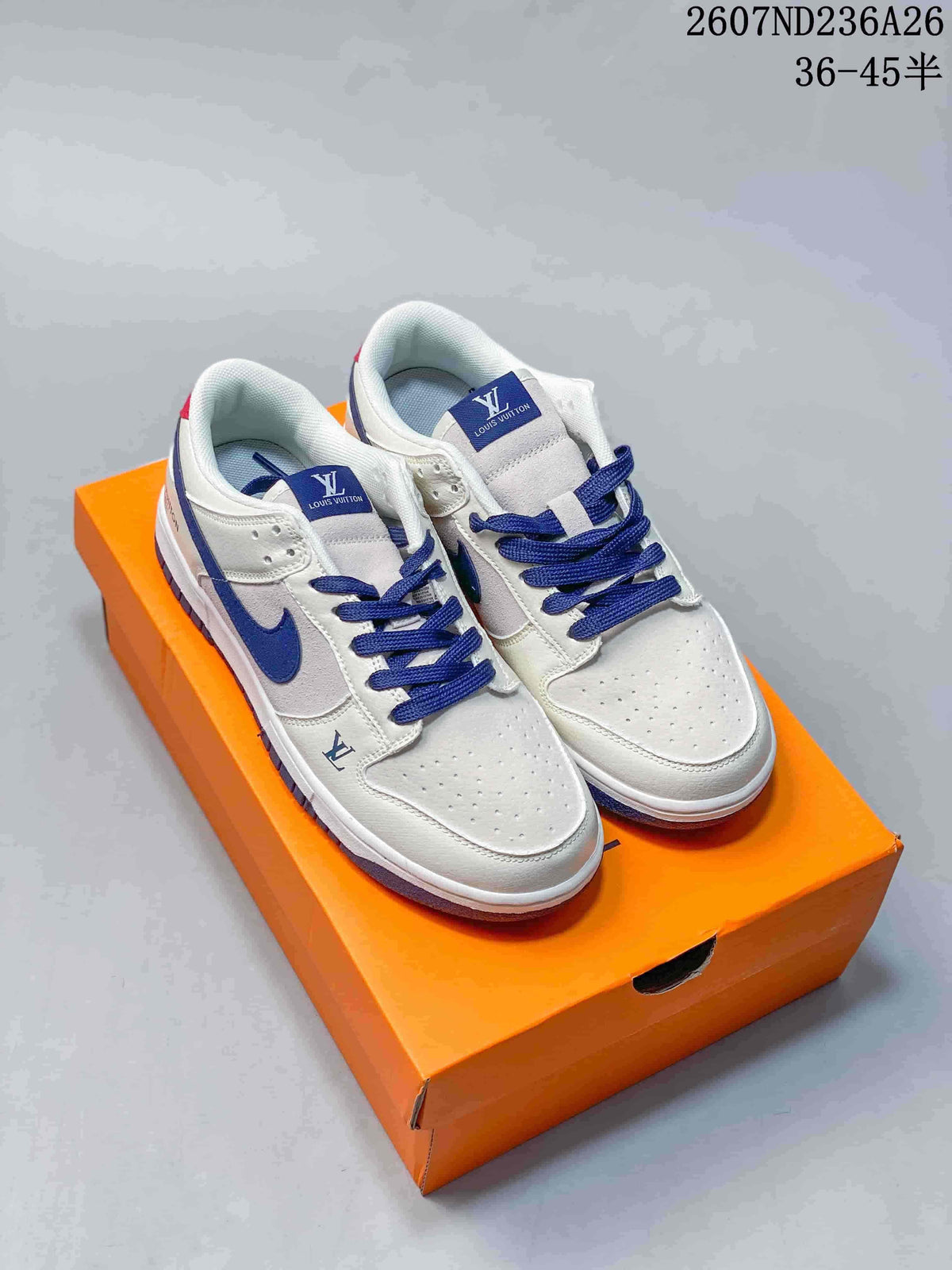 Nike Dunk Low White Blue Sneakers FC1688-134