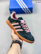 adidas Gazelle Indoor Sneakers Black Pink Gum Sole 2505JDD320A19