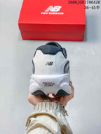 New Balance Ellipse V1 Running Shoes, White and Charcoal MELPS932