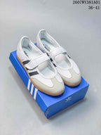 adidas Samba Jane Mary Jane Sneakers White Grey Gum Sole
