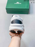 Lacoste JXD1001A01 White and Navy Running Sneakers
