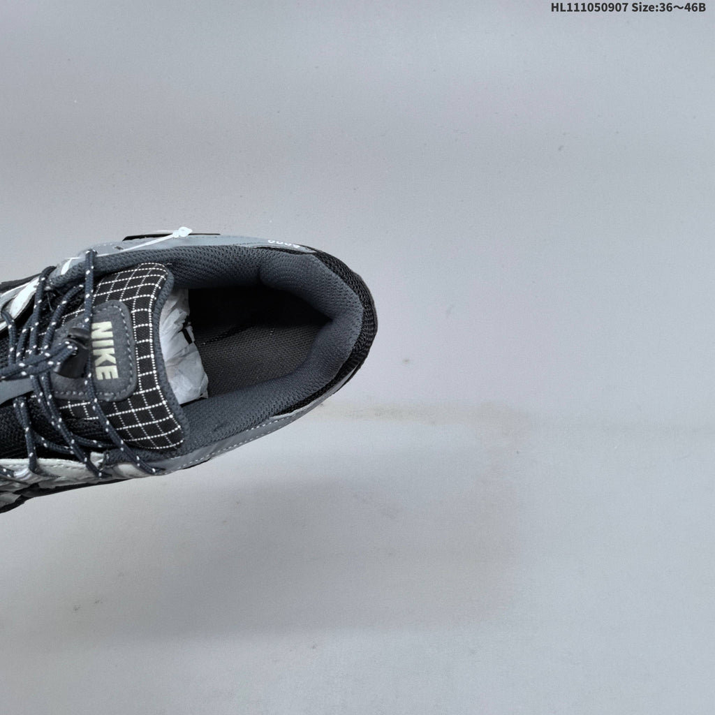 Nike P-6000 Black, White & Grey Retro Sneakers