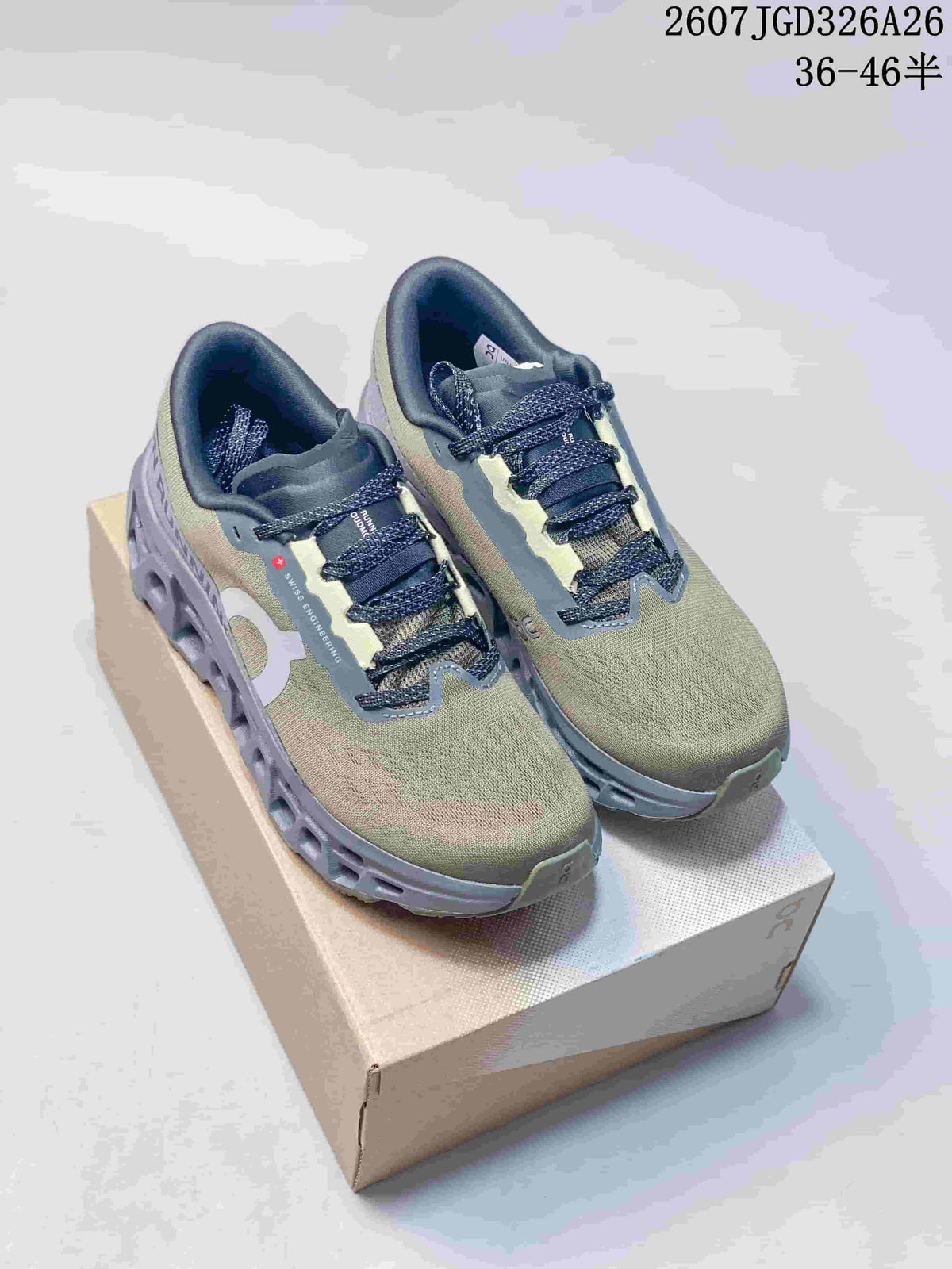On Cloudmonster 3 Running Sneakers Olive Gray JGD326A26