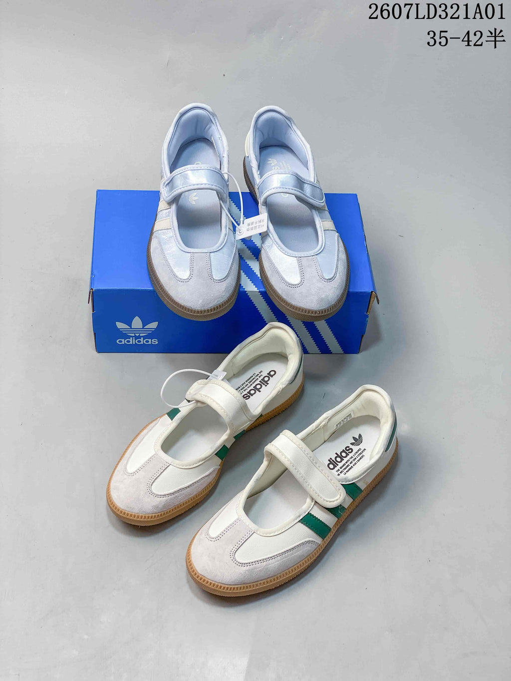 adidas Originals Samba Jane Mary Jane Sneakers, Blue, 2607LD321A01