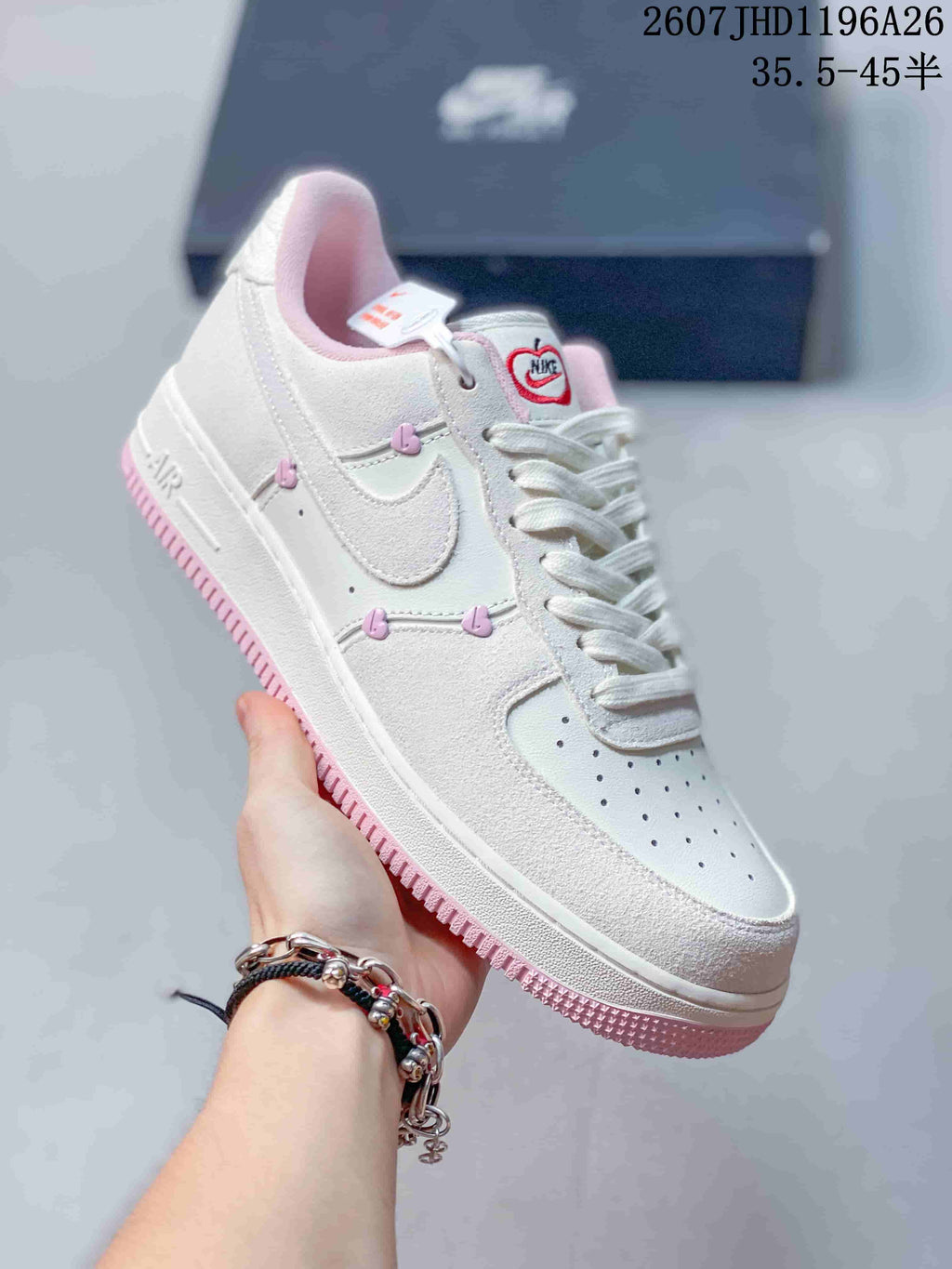 Nike Air Force 1 '07 LV8 White Pink Sneakers RJ1988-0