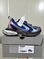 Reflective Blue and Silver Sneakers Royal Grey
