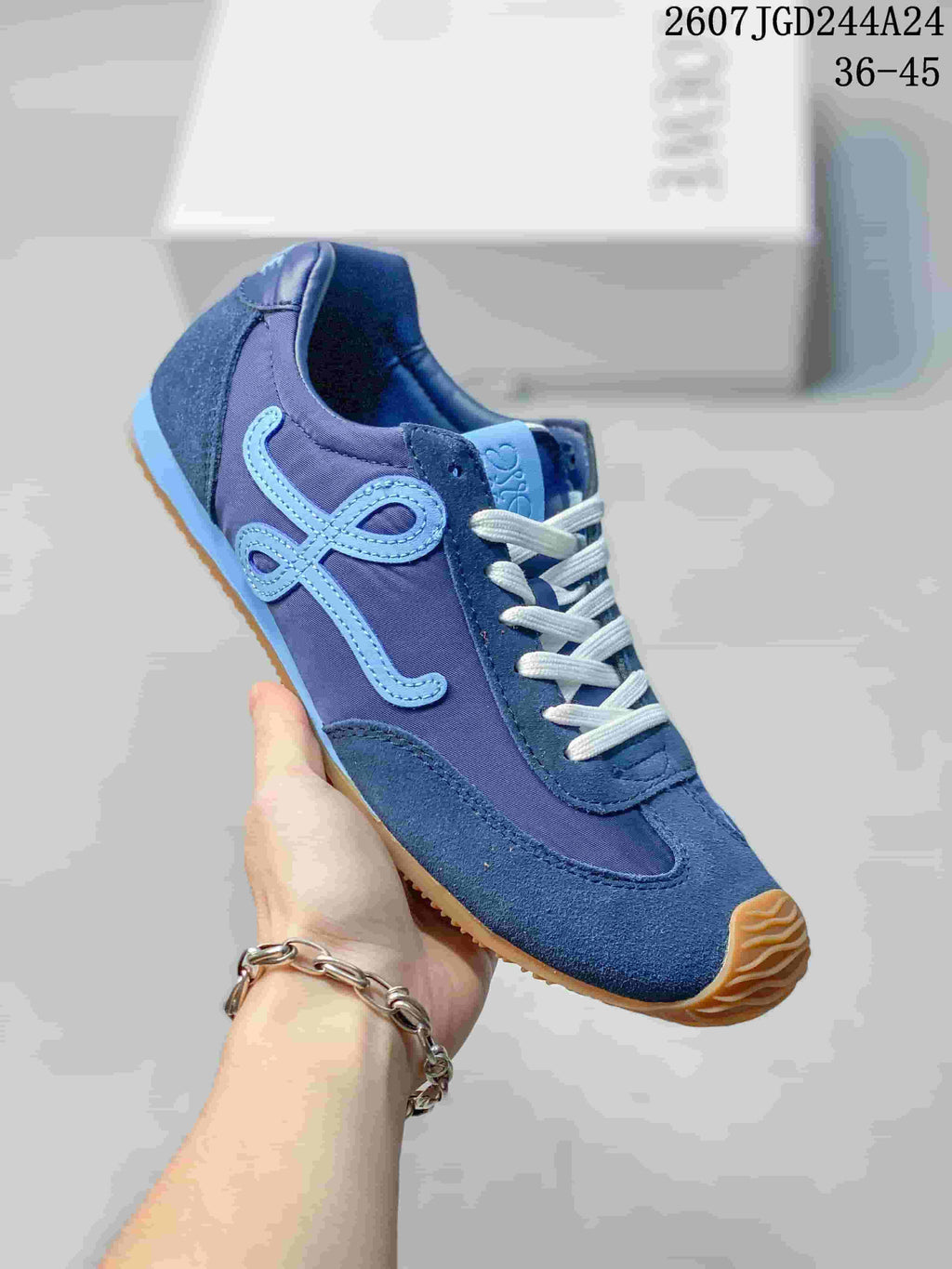 Loewe Ballet Runner 2.0 Blue Low-Top Sneakers 2607JGD244A24