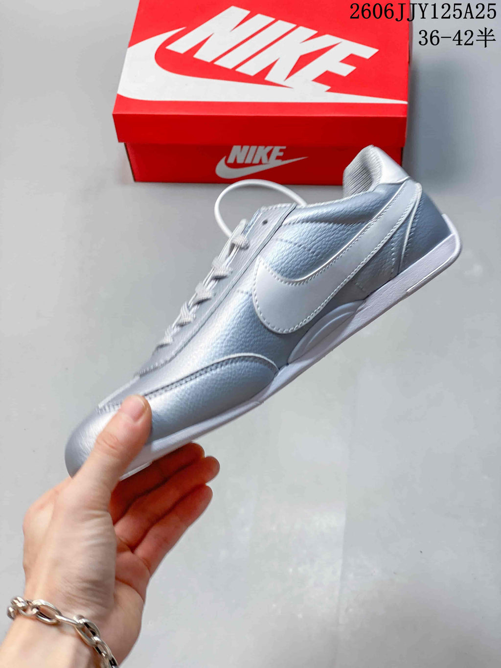 Nike Sprint Sister Women's Sneakers Silver White IB7102