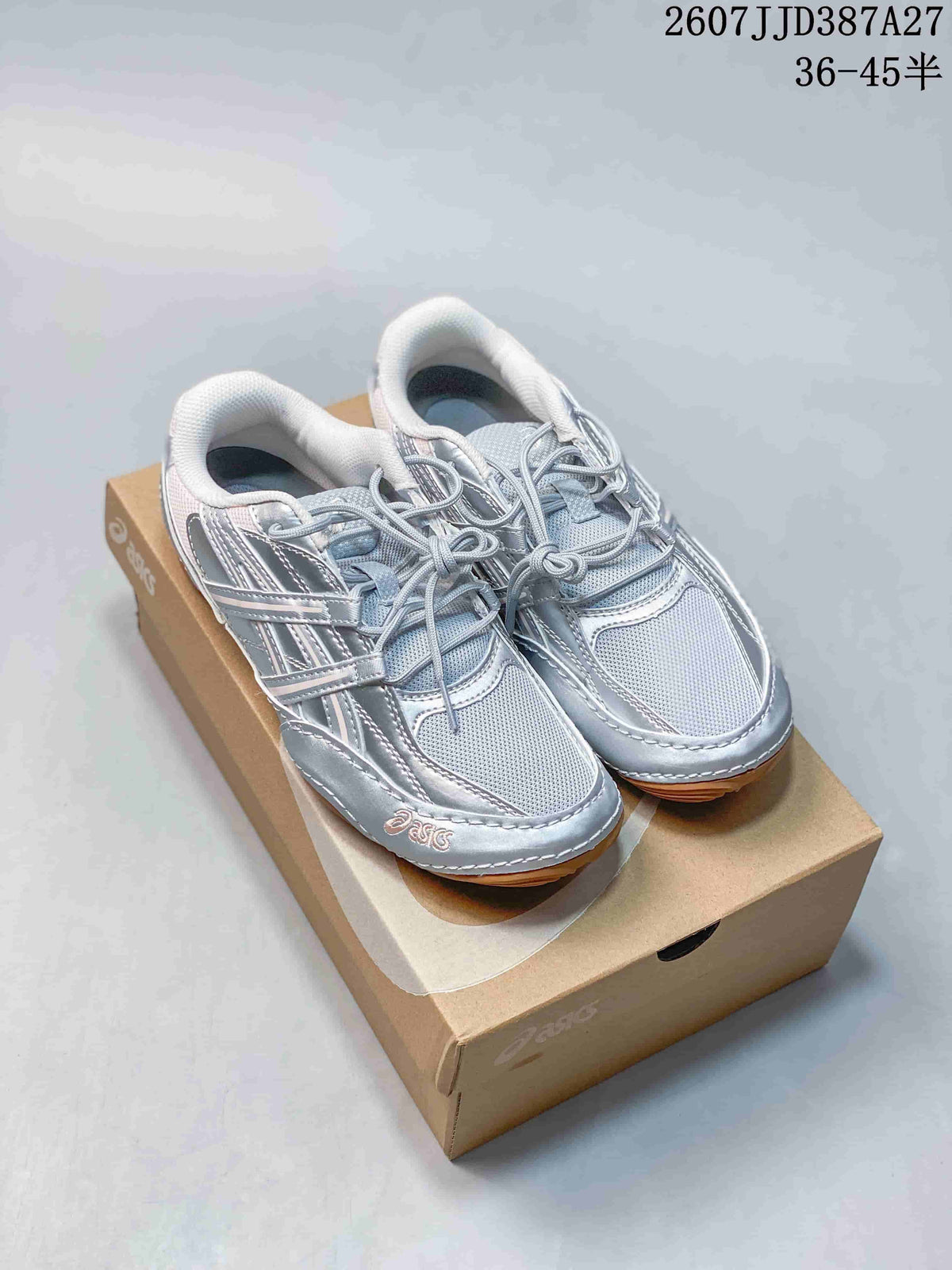 ASICS Hypersync Silver Low-Top Training Sneakers 2607TJD387A27