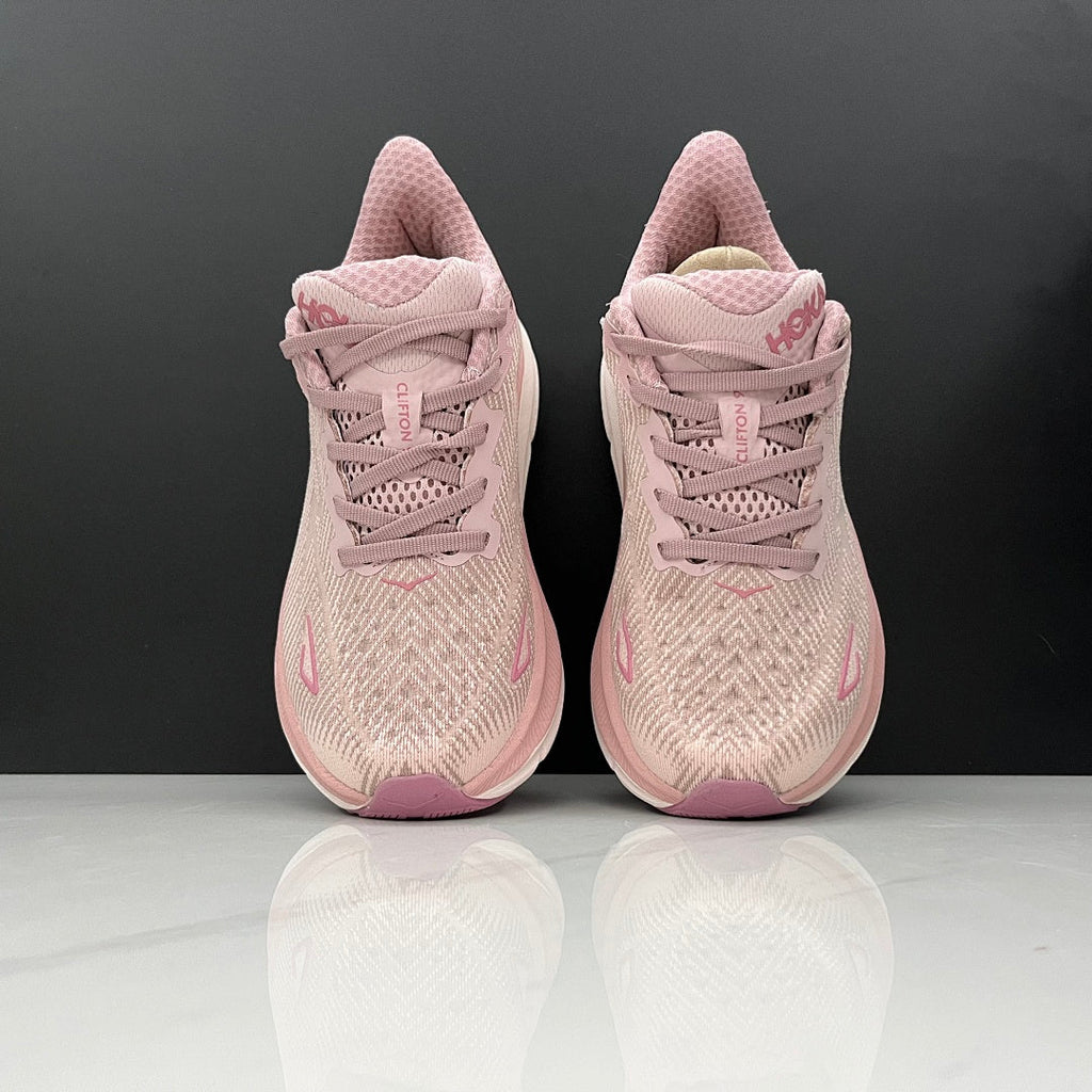 HOKA Clifton 9 Pink Running Shoes