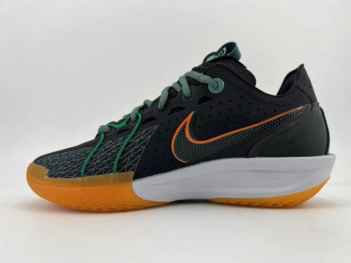 Nike GT Cut 3 Basketball Shoes Black Green DV2913-001