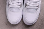 Jordan Air Jordan 4 CT8527-100 White Gray Speckled Sneakers