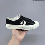 Converse One Star Low-Top Sneakers in Black and White