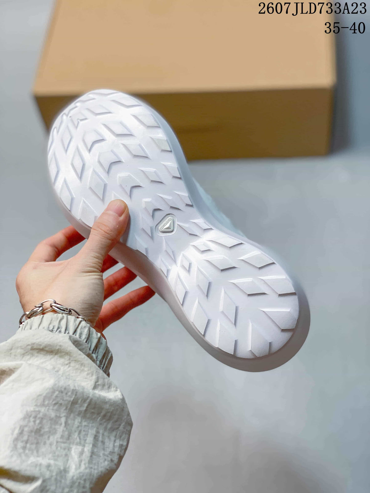 Comme des Garcons SHIRT x Salomon XT-6 White Sneakers