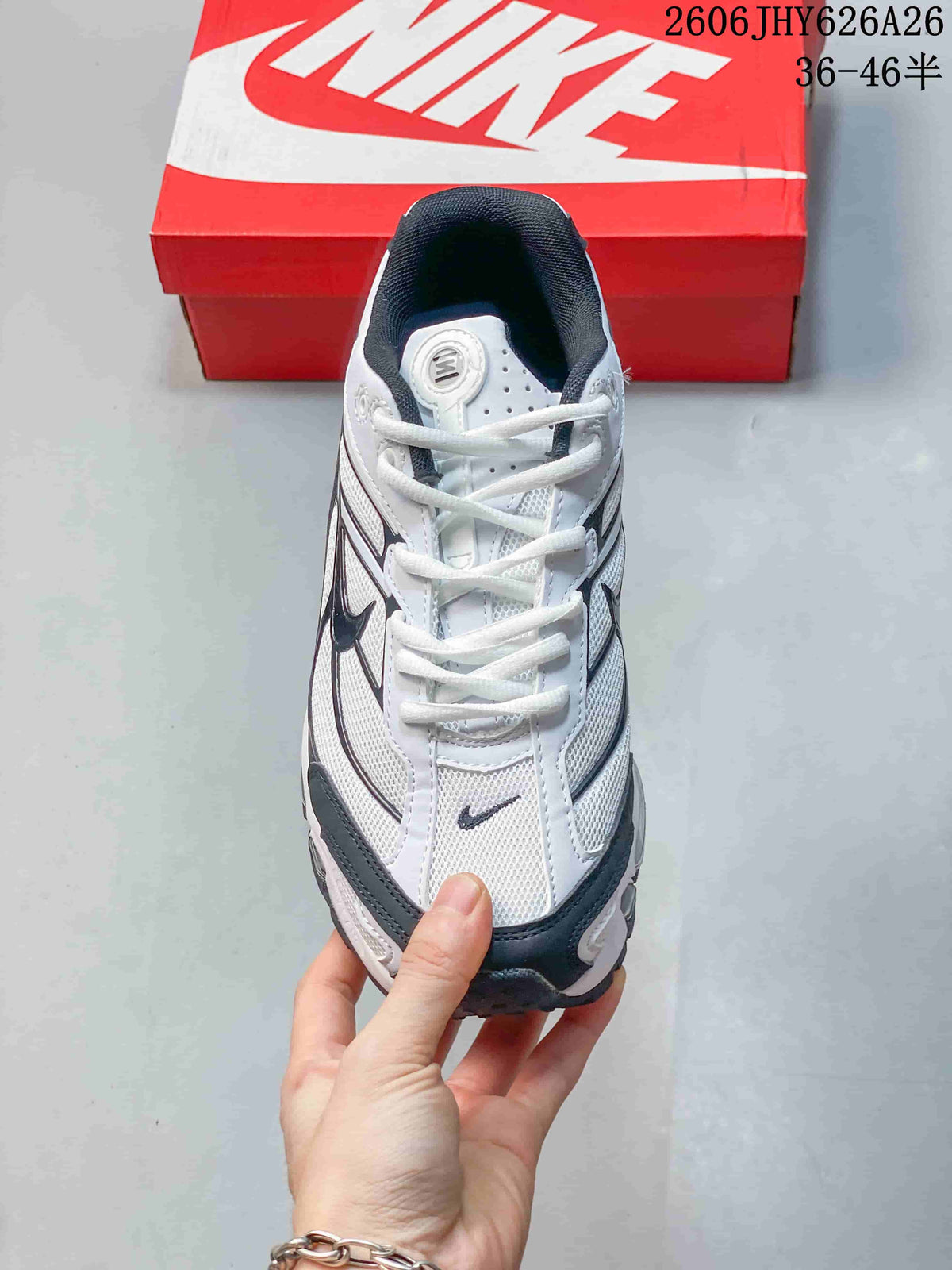 Nike Shox Ride 2 Low-Top Sneakers White and Dark Gray IO4296-100