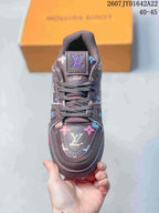 Louis Vuitton Trainer Low-Top Sneakers Brown 2607TYD1642A22