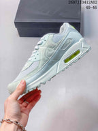Nike Air Max 90 Sneakers in Pale Blue and Mint