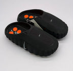 Nike Black Slides with Orange Pod Sole