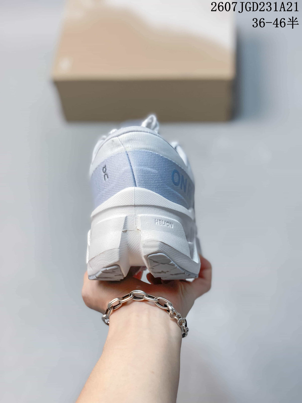 On Cloudmonster 3 Sneakers White and Light Blue 712210TIT